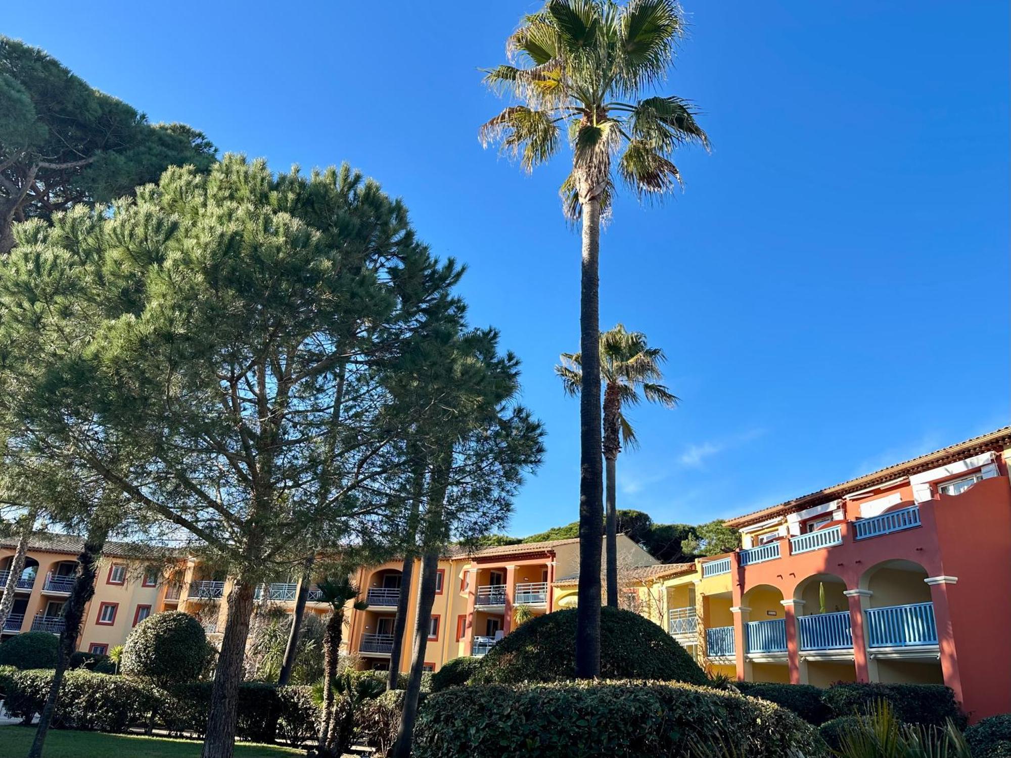 Badine Beach 5P Plage Piscine Balneo Clim Jardin Exotique Hyères Exteriér fotografie